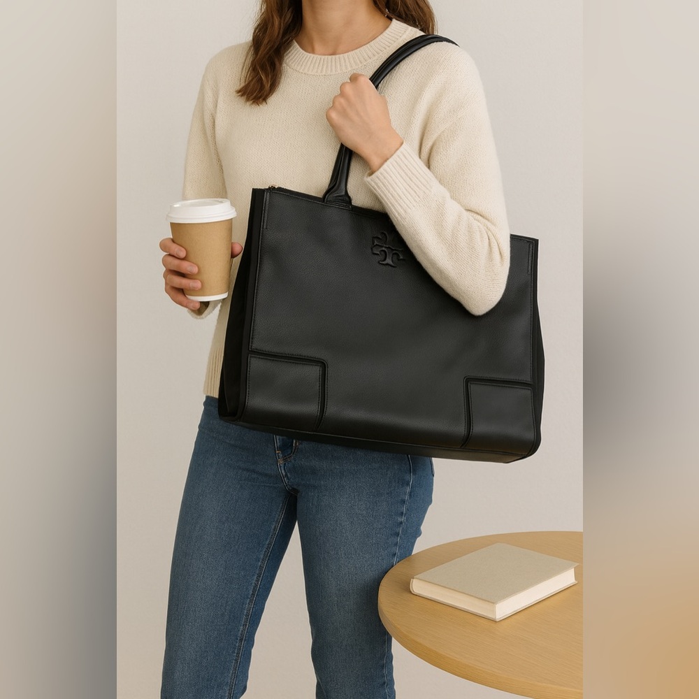 Tory Burch Leather Tote - Picture 7 of 11
